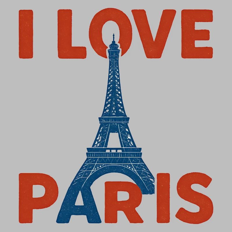 Amour Paris Tour Eiffel Graphique