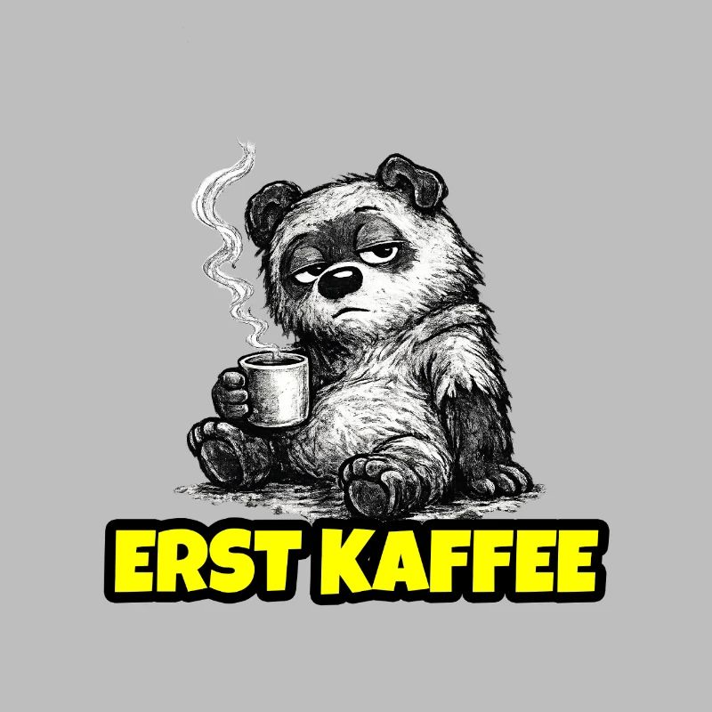 Erst Kaffee – Grumpy Bär (Morgenmuffel Sketch)