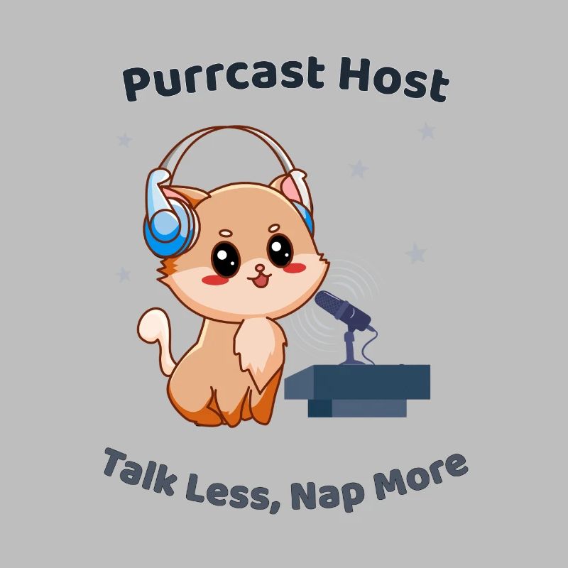 Animateur Purrcast – Parle Moins, Fais plus de sieste Chat