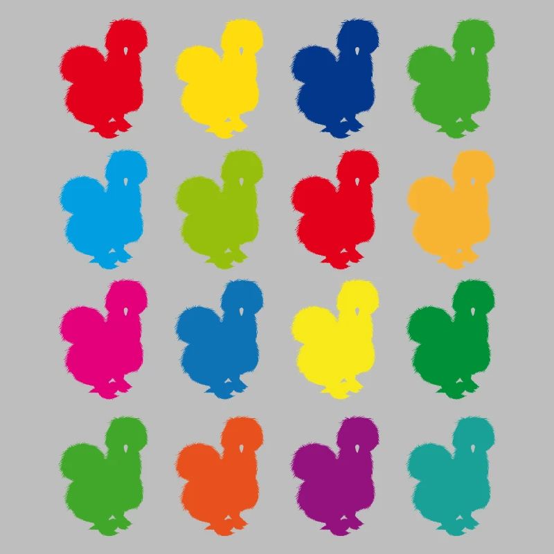 Fans de poulet - Coq - Coq - Poussin - Œuf - Bio