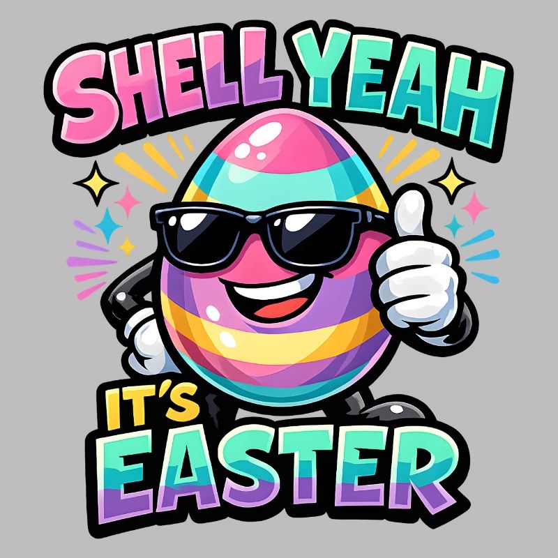 Shell yes It's Easter Easter Saying Hell yes