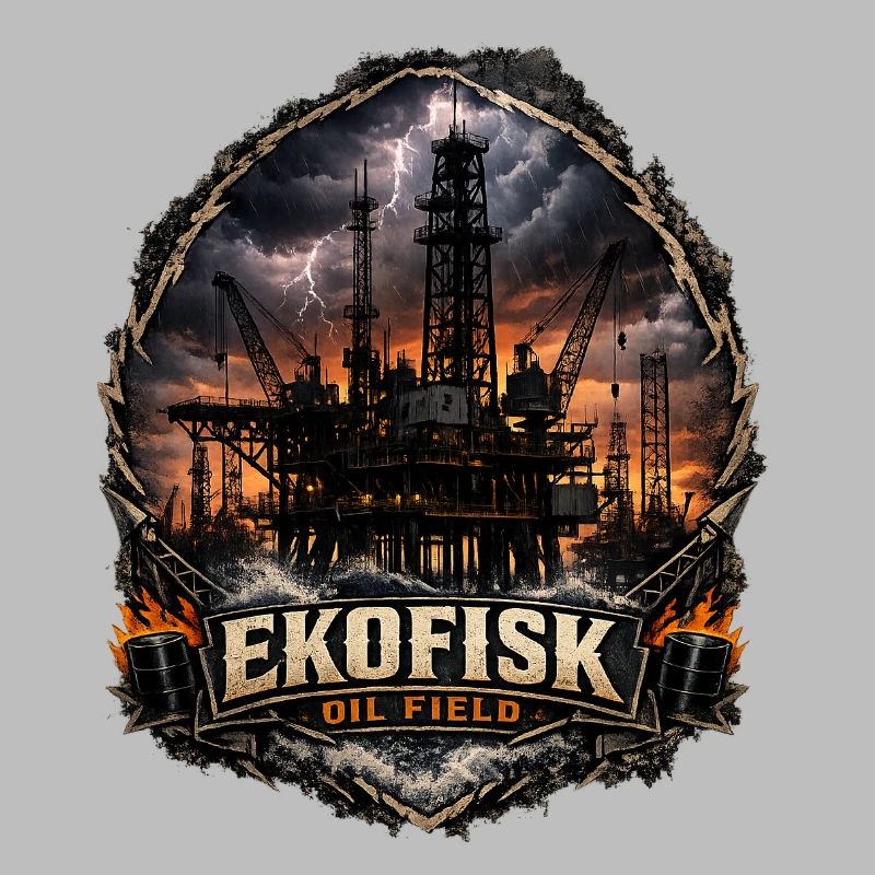 Conception de tempête dans le champ pétrolifère Ecofisk