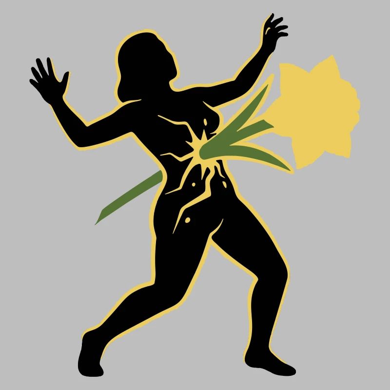 Danse de la Silhouette avec la Fleur