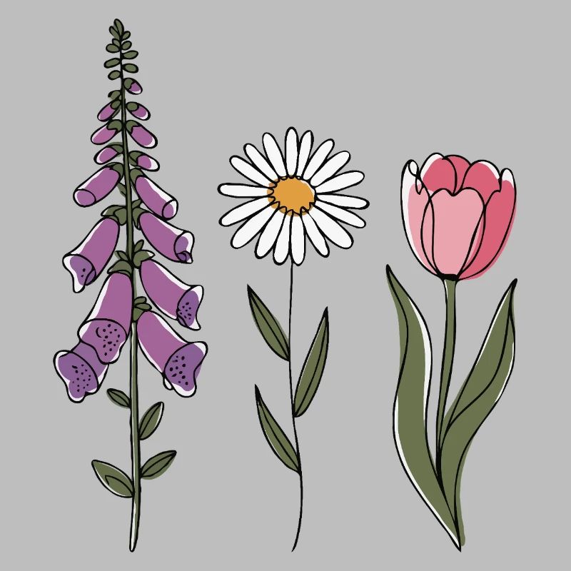 Digitale Daisy Tulip III