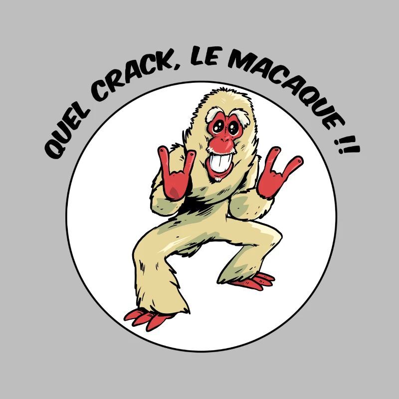 Quel crack, le macaque !