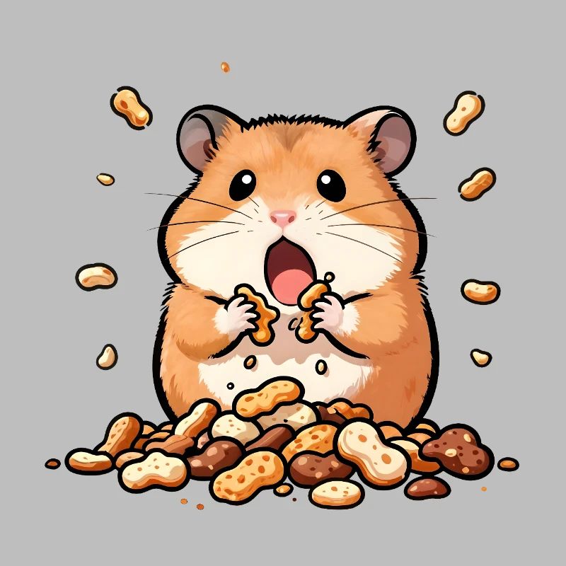 Gourmet hamsters and peanuts