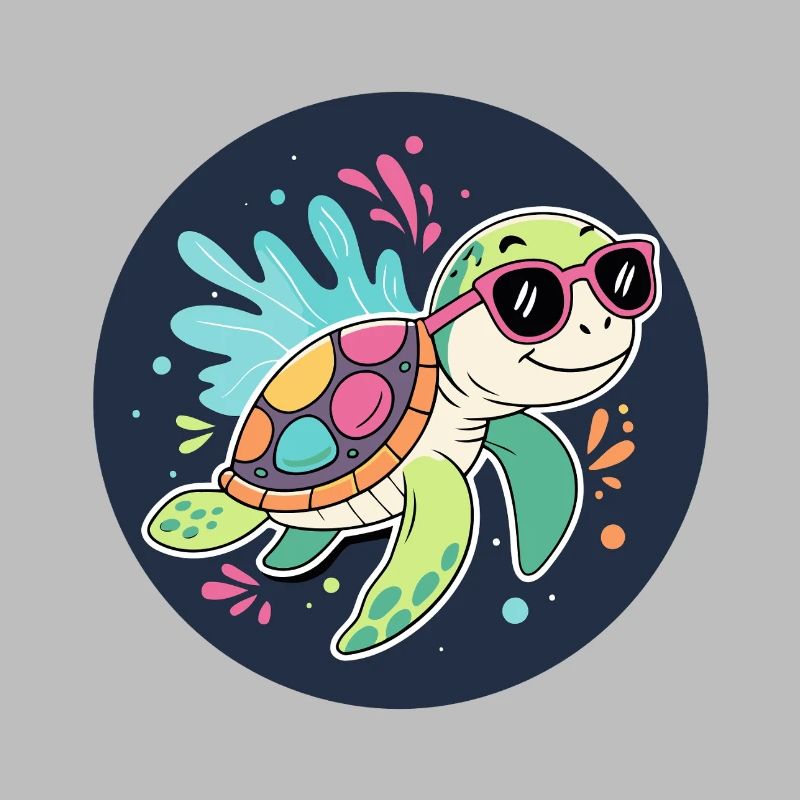 Solar Tropical Turtle