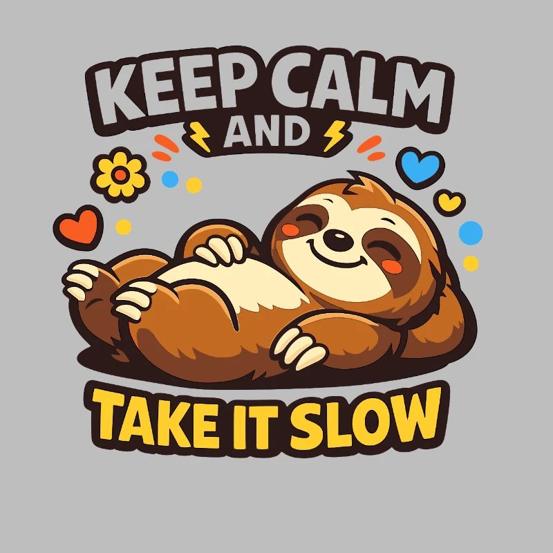 Faultier Ruhe Take It Slow