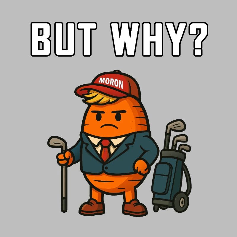 But Why Golf Mascot
