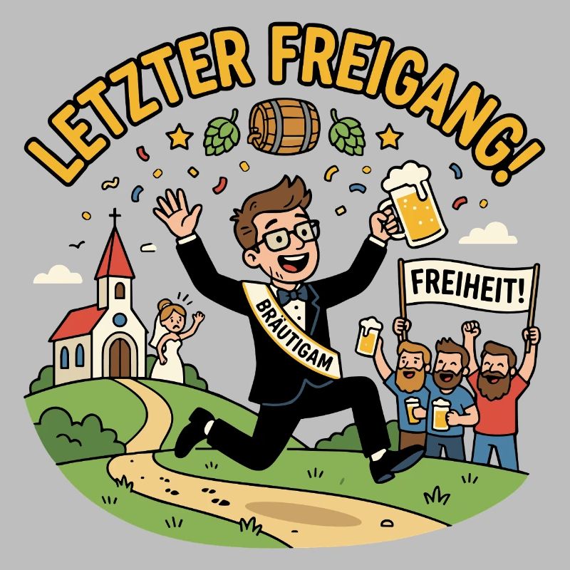Letzte Ausfahrt JGA Endbaustelle Ehe