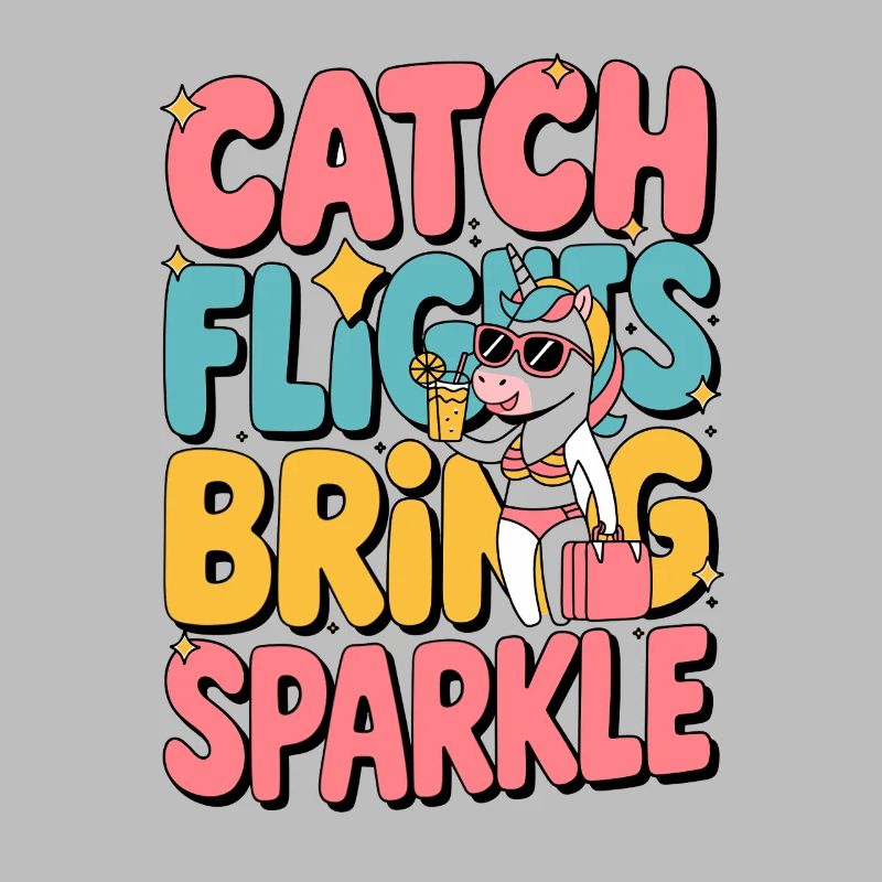  Catch Flights Bring Sparkle Einhorn Urlaub Sommer