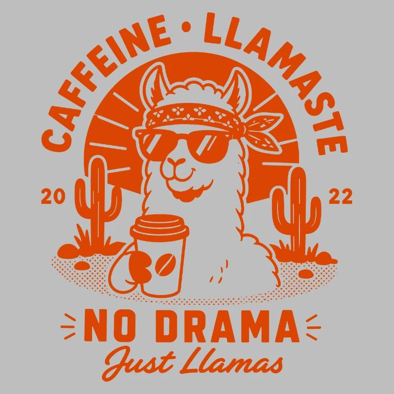 No Prob Llama Chill Spruch