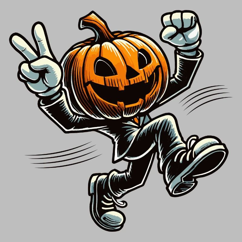 Dancing Pumpkin - Halloween Fun in Style