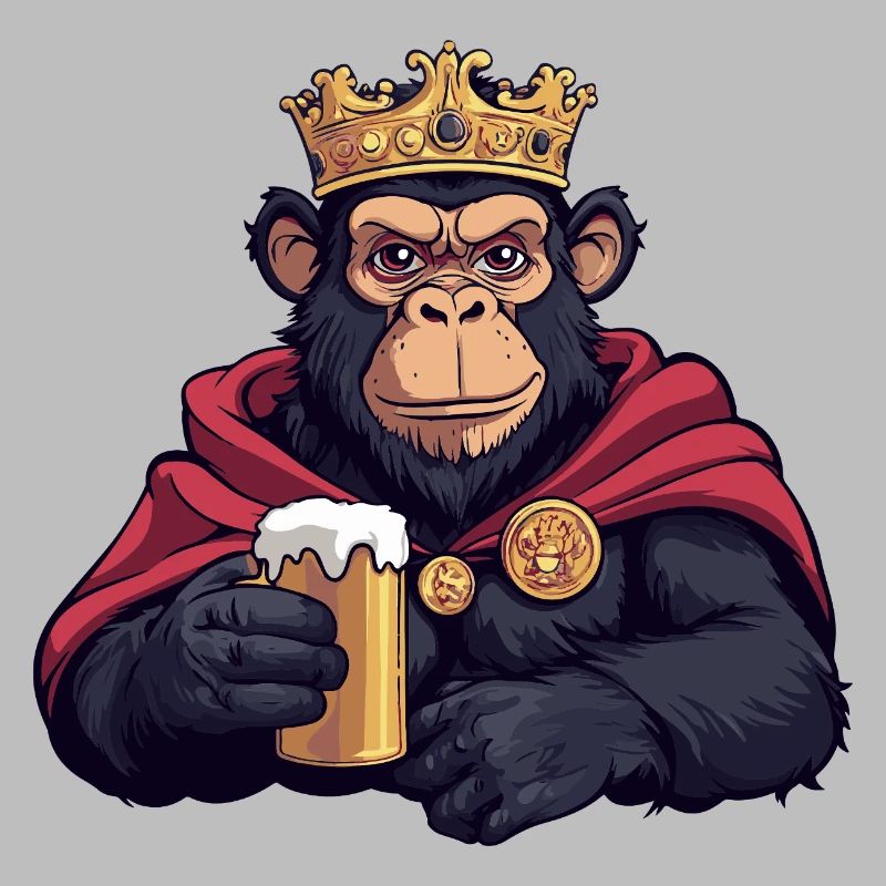 Affe Bier König