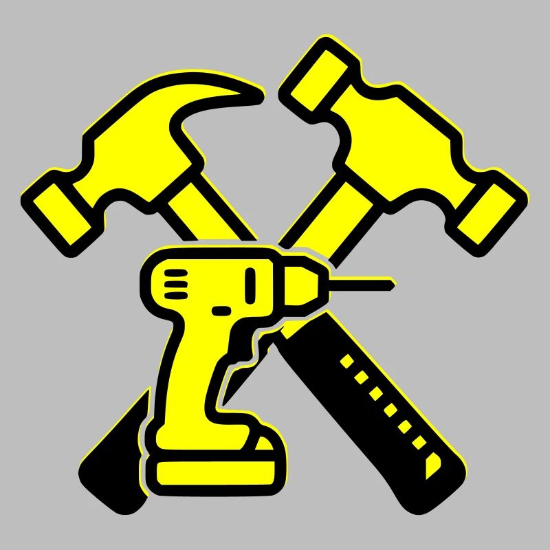 Tool Drill Hammers Yellow