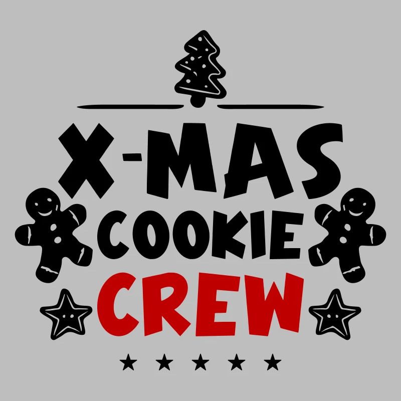 Équipe de cuisson des biscuits de Noël