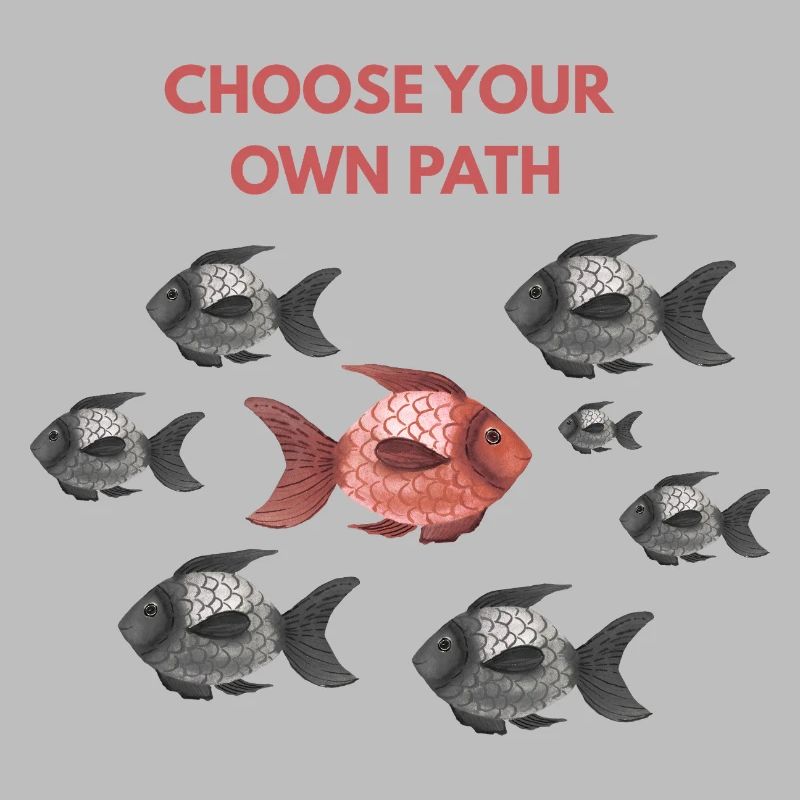 Choose your own path red fish