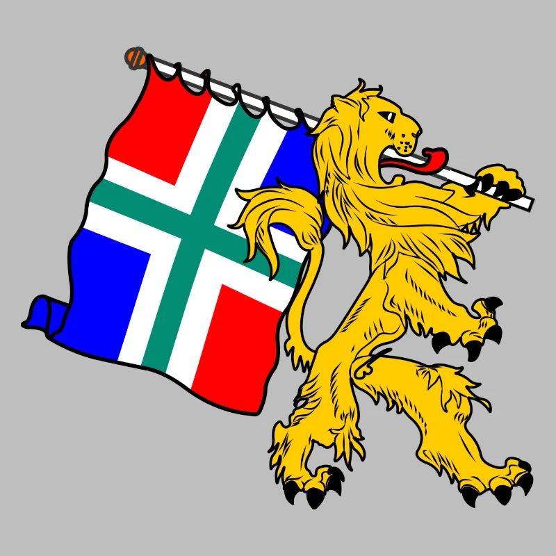 Lion avec drapeau Groningue