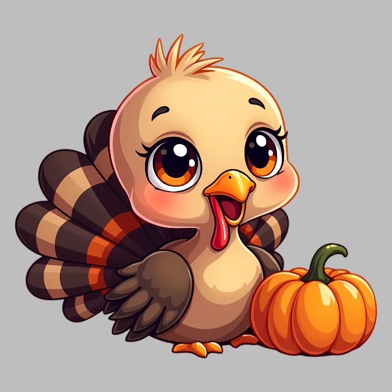 Bébé dinde de Thanksgiving