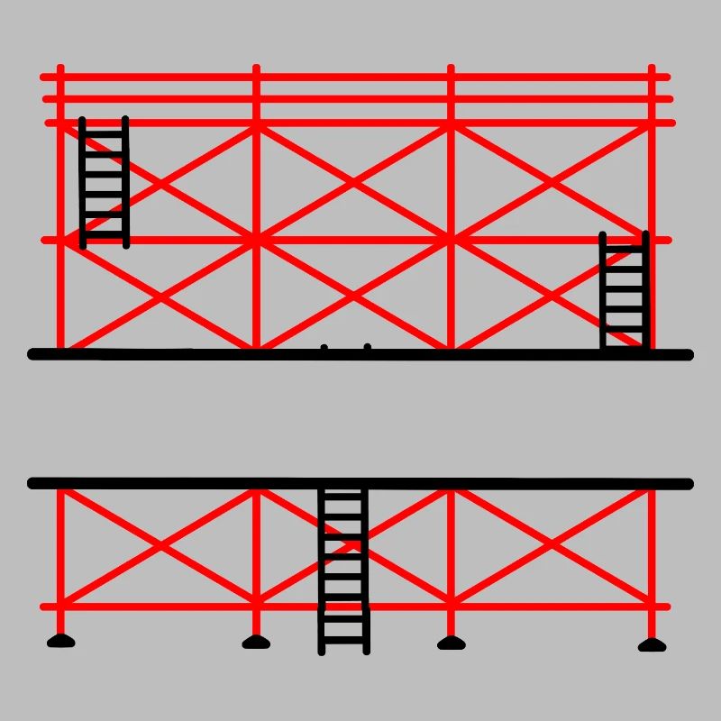 Bannière d’échafaudage pour constructeur d’échafaudages