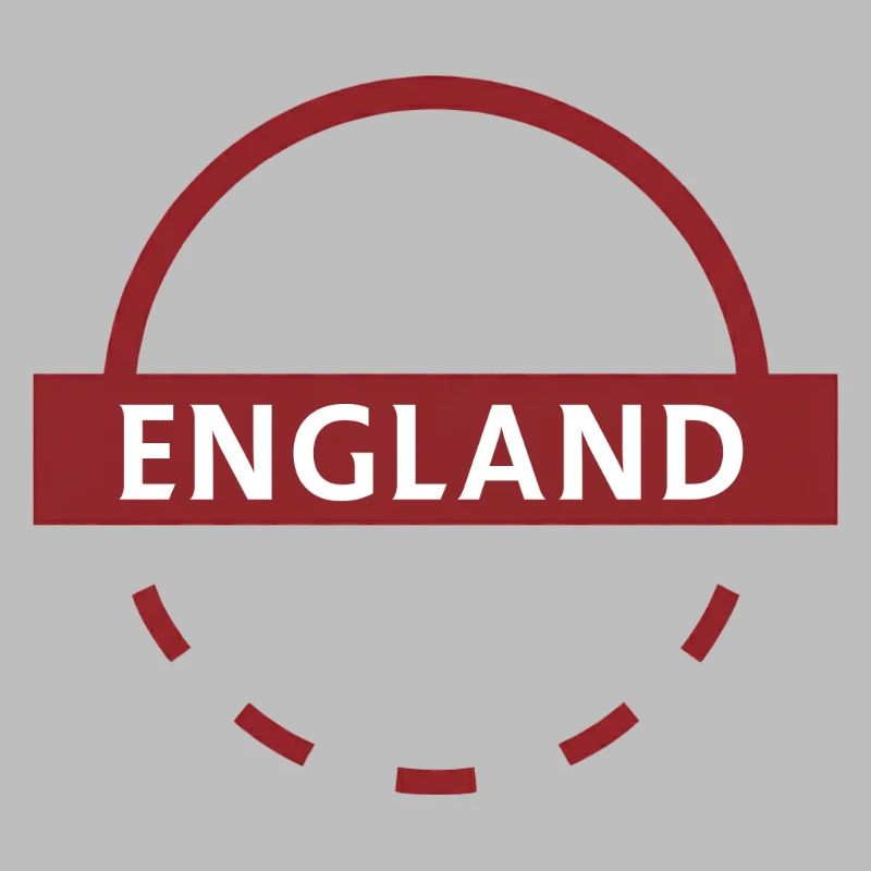 Texte Anglais Emblème Circulaire