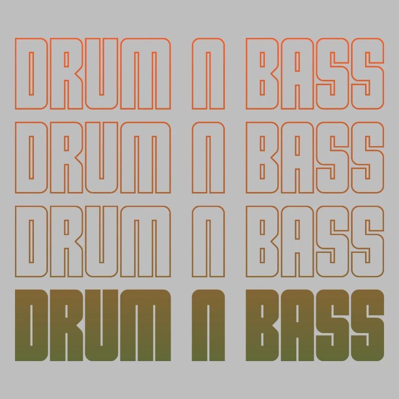 Drum N Bass Gradient Grid