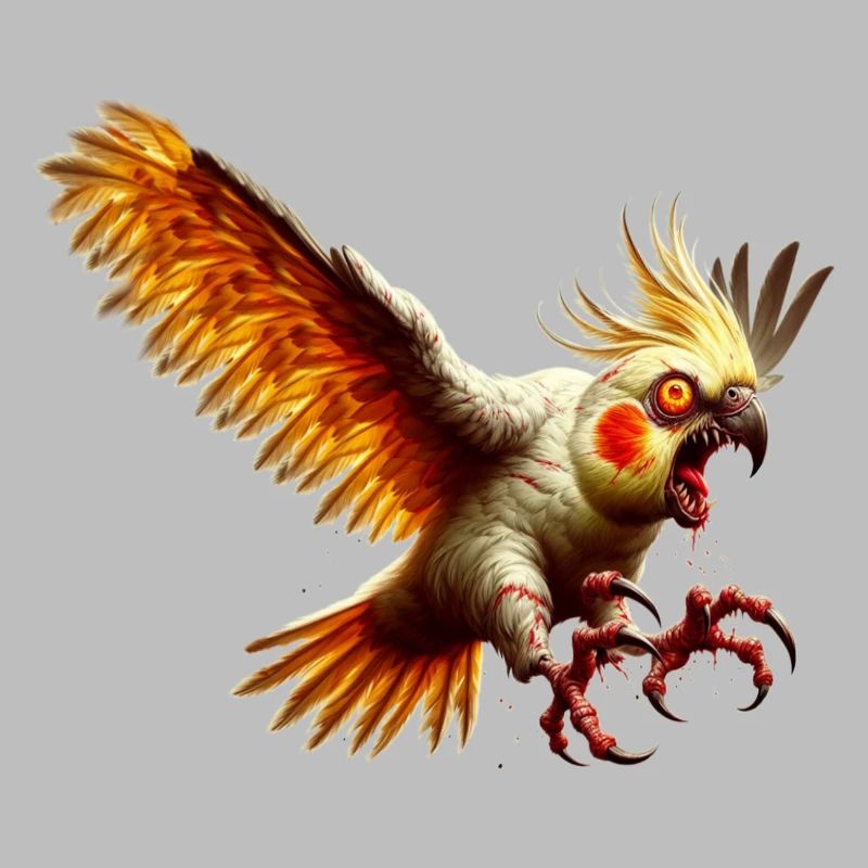 Oiseau maléfique - Calopsitte (14)