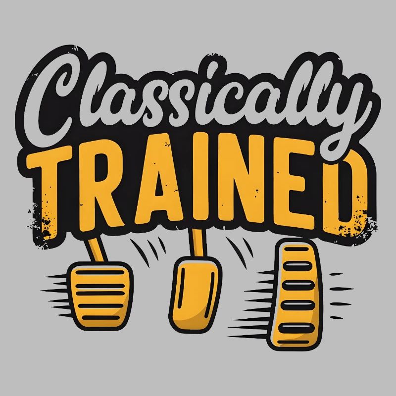 Classically Trained Manual Car Driver Pedals