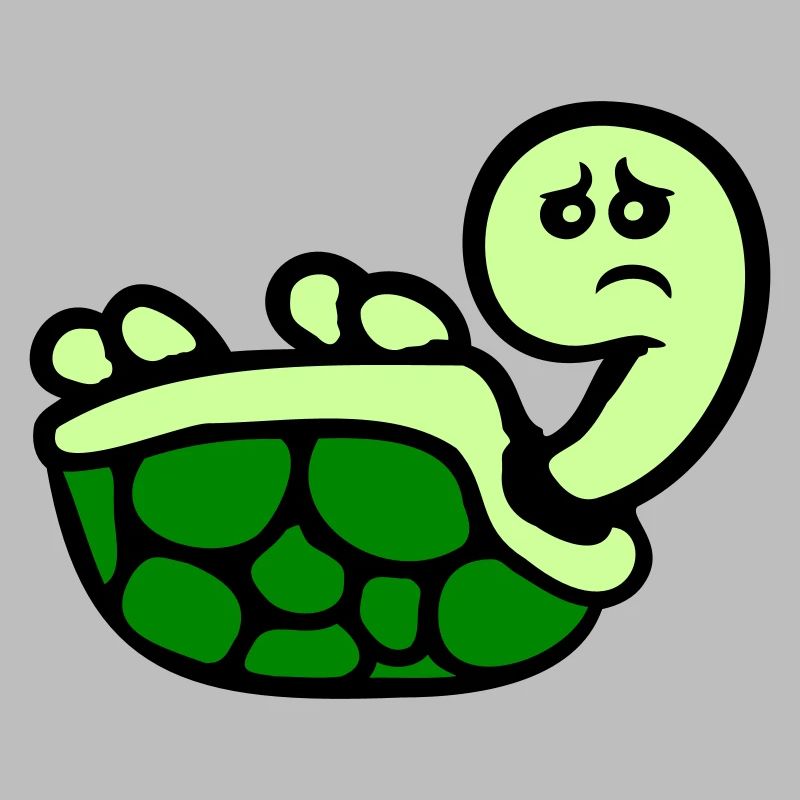 Turtle tipped over on its back lying sad