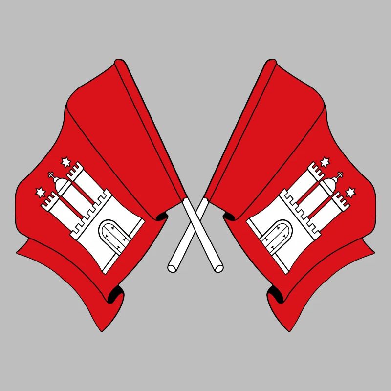 Des drapeaux traversaient Hambourg