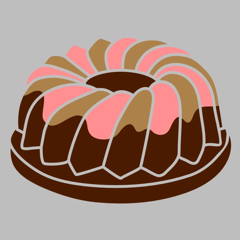 A ring cake with icing