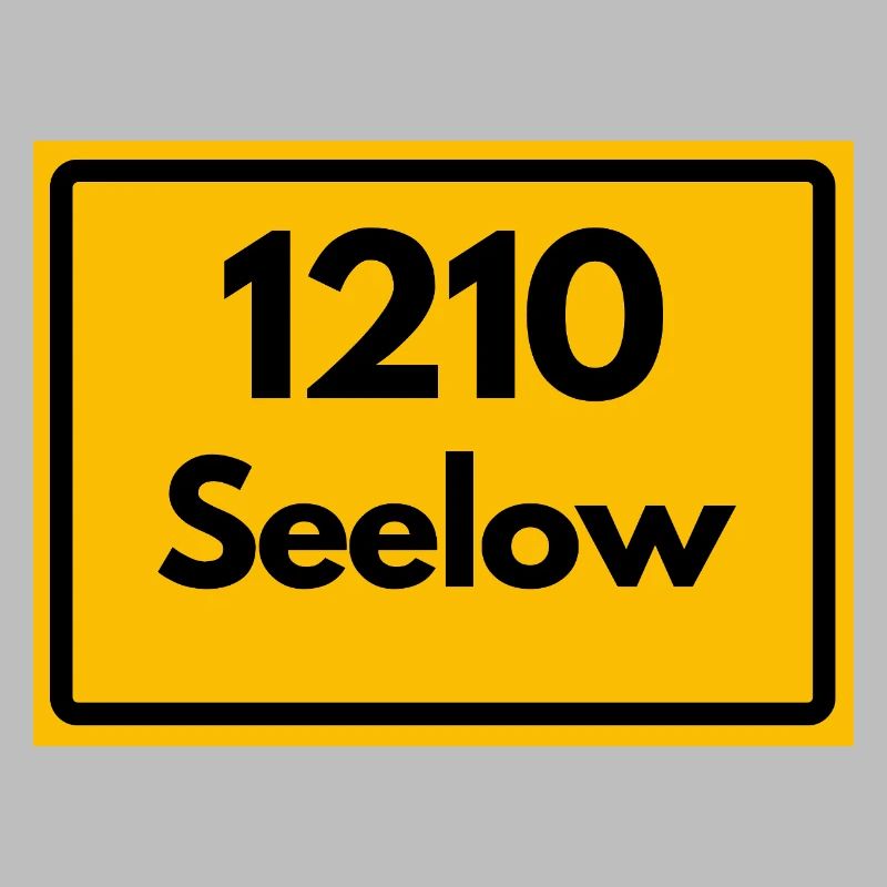 OLD POSTCODE POSTCODE RETRO 1210 SEELOW HEIMAT