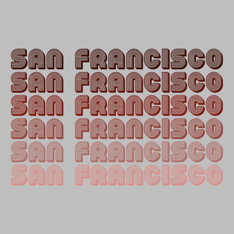 Motif de gradient de grille de San Francisco