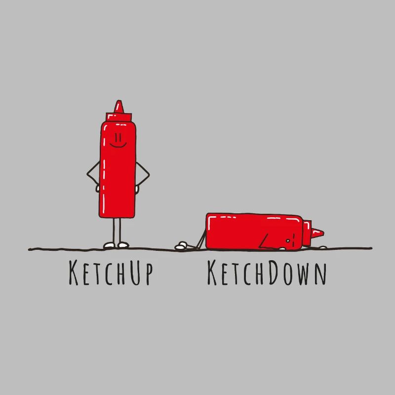 Ketchup - Ketchdown, pun