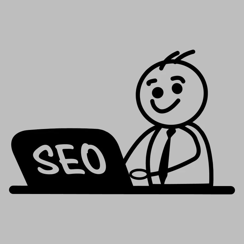SEO d’ordinateur portable de travail
