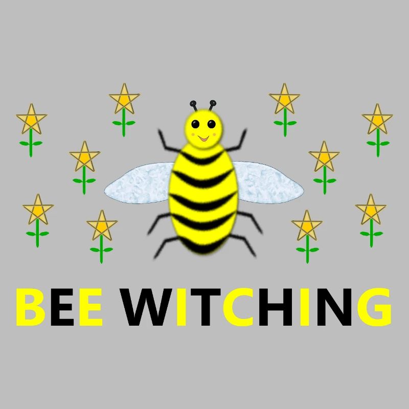 Bee Witching Pagan Bee and Pentacle Daffodils