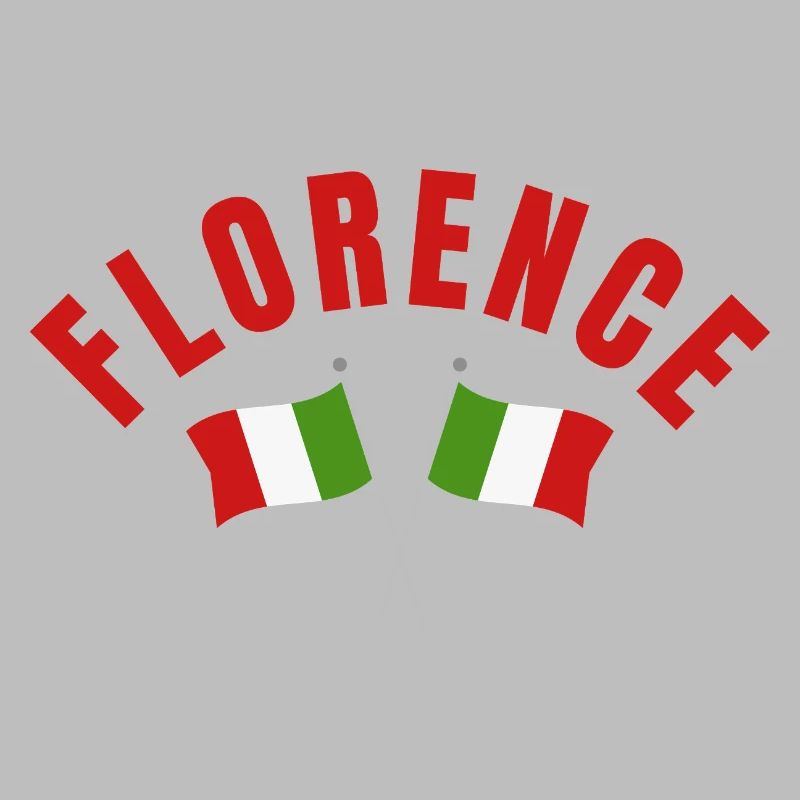 Florence Italian Flagcrest Emblem