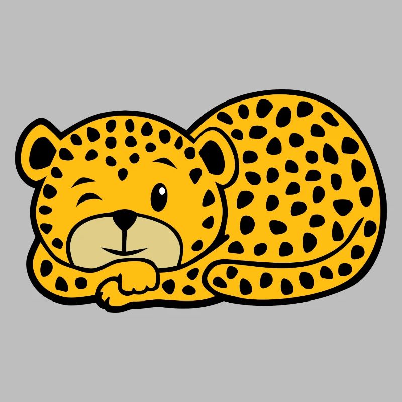 Sleeping Leopard