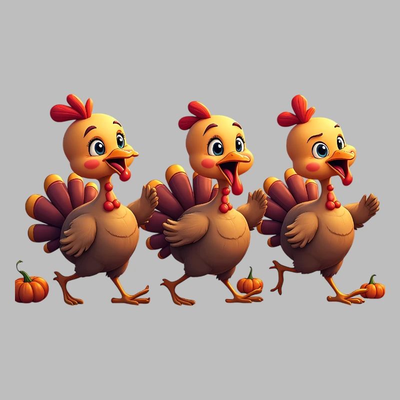 Bébé dinde de Thanksgiving