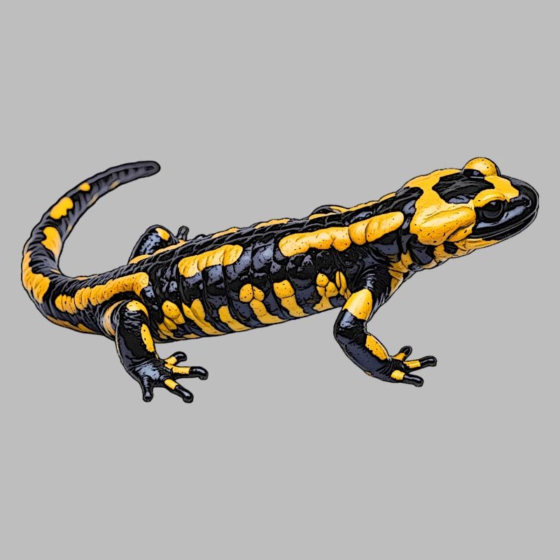 Conception de la salamandre de feu