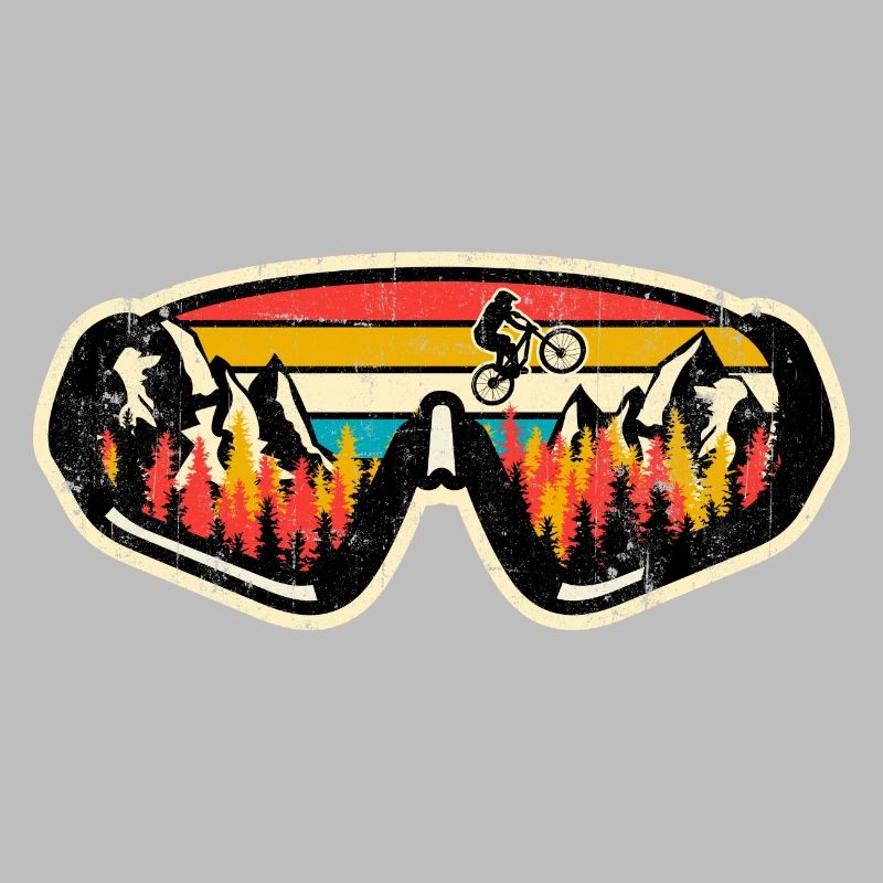 Retro MTB Sunset Goggles