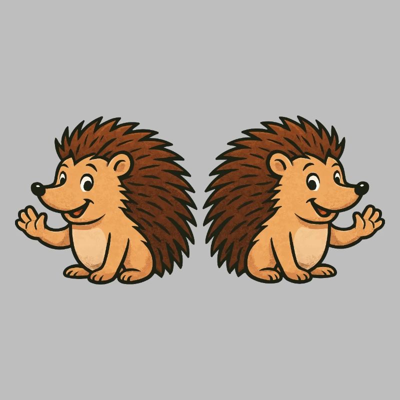 Niedliche Igel  Comic