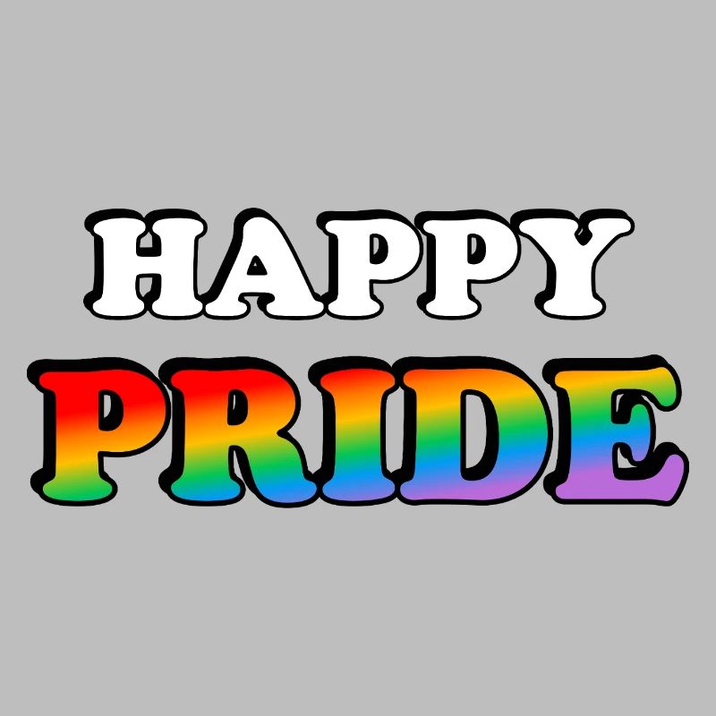 Pride Regenbogen Textdesign