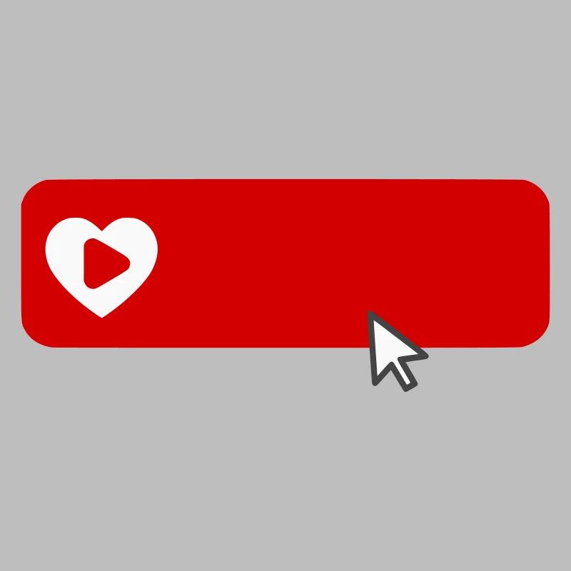Cool YouTube Inspired Subscribe Flat Icon