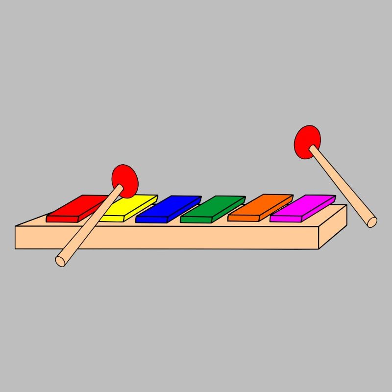 Trommeldreieck oder Tonxylophon