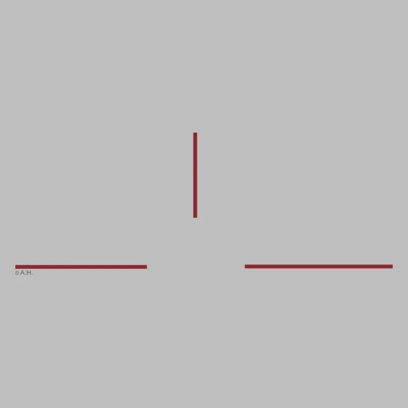 Minimalist redline graphic