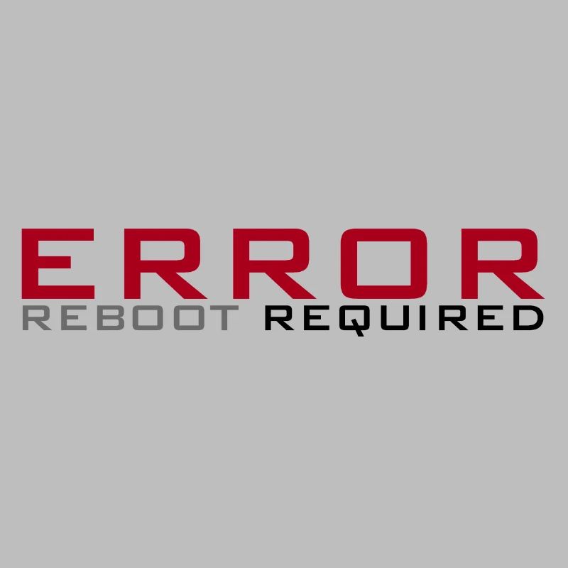 Error: Reboot required
