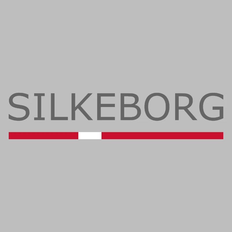 Silkeborg - Drapeau du Danemark - Dänemark