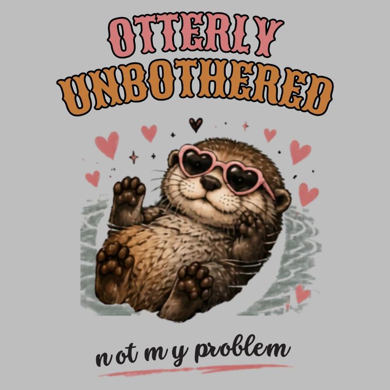 Otterly Unbothered Not My Problem