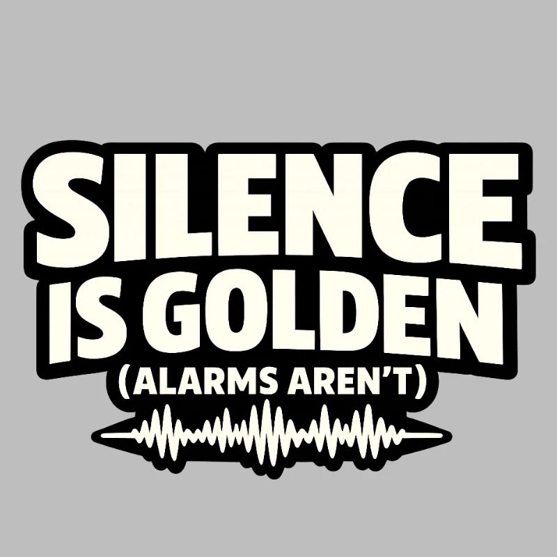 Le silence est doré (les alarmes ne le sont pas) - Infirmière